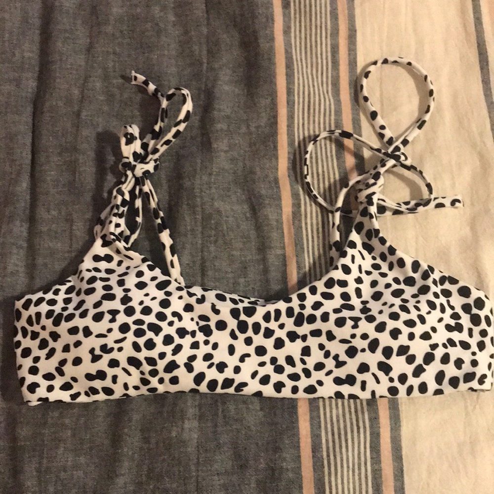 Animal Print Bikini Top